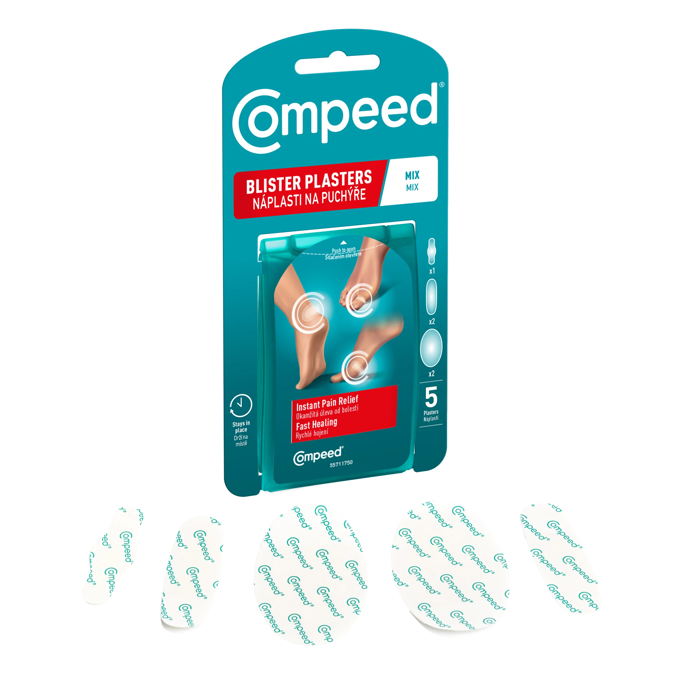 Compeed Náplasti na puchýře mix 5 ks