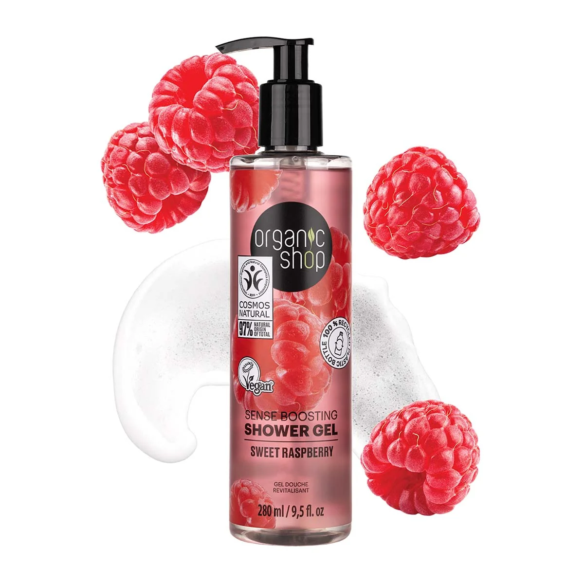 Organic Shop Mix&Match Sprchový gel Sladká malina 280 ml