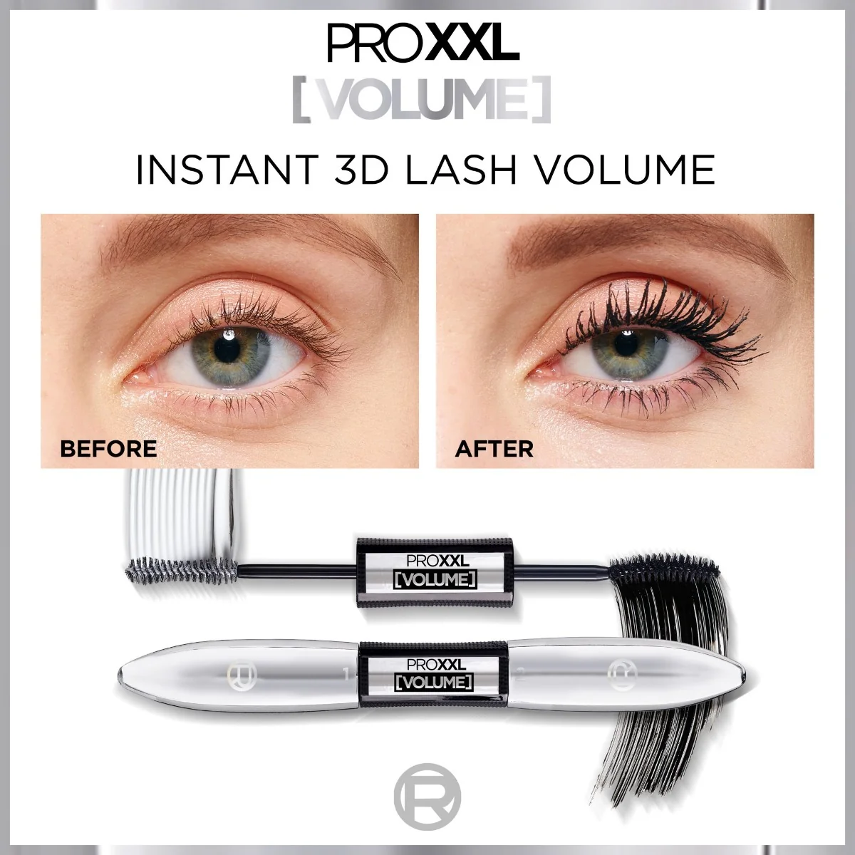 Loréal Paris PRO XXL Volume oboustranná řasenka pro objem 13,8 ml