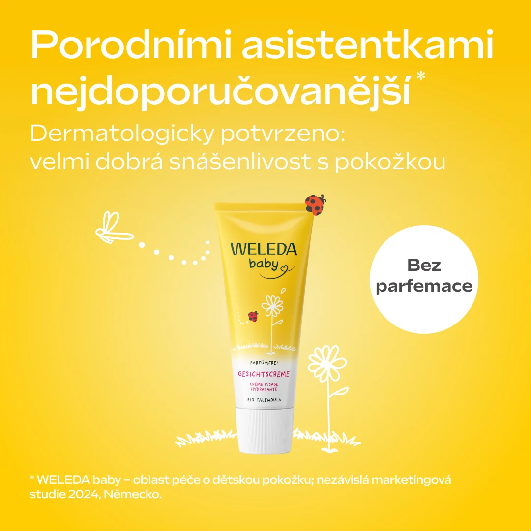 Weleda Baby Měsíčkový pleťový krém bez parfemace 50 ml