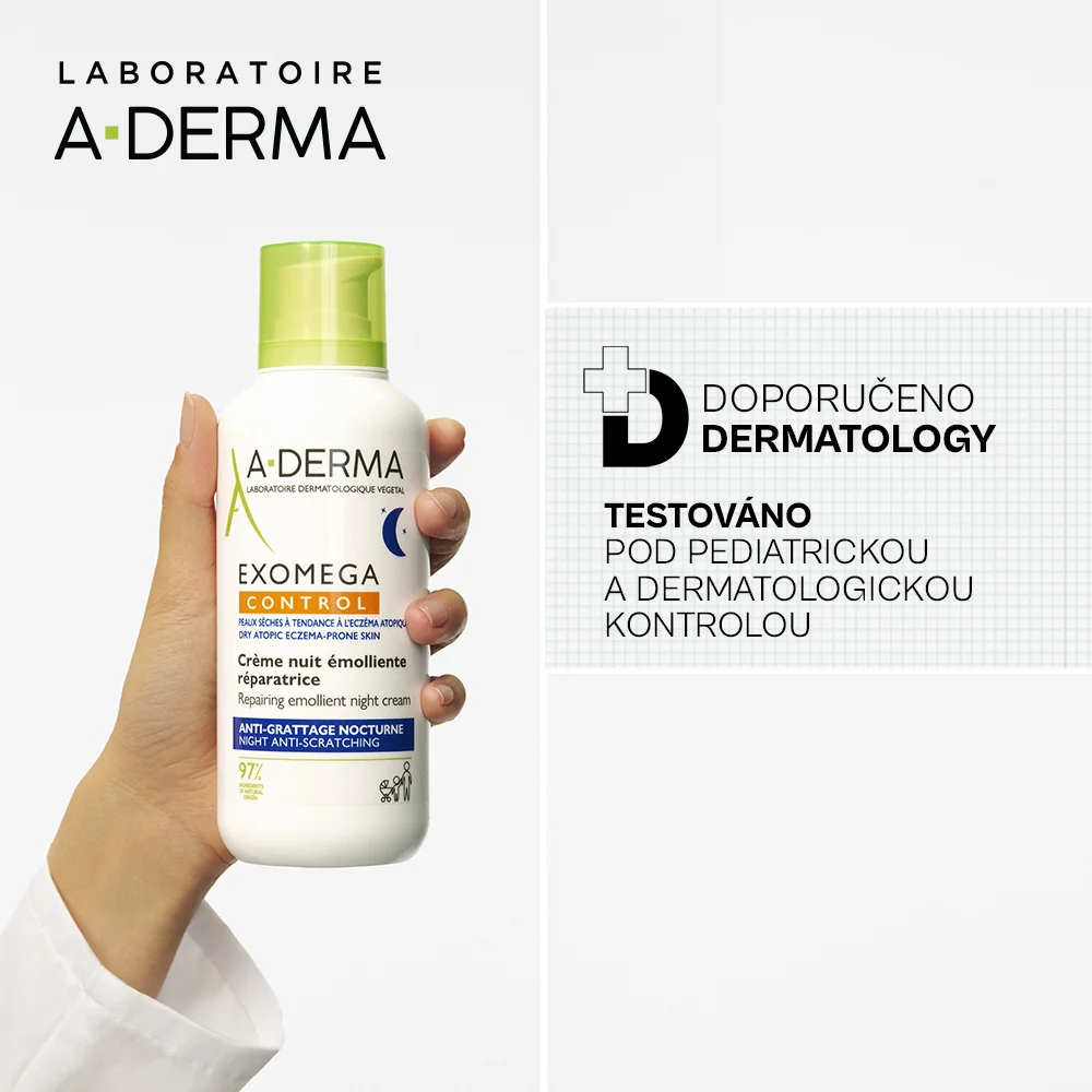 A-Derma Exomega Control Emolienční noční krém 400 ml