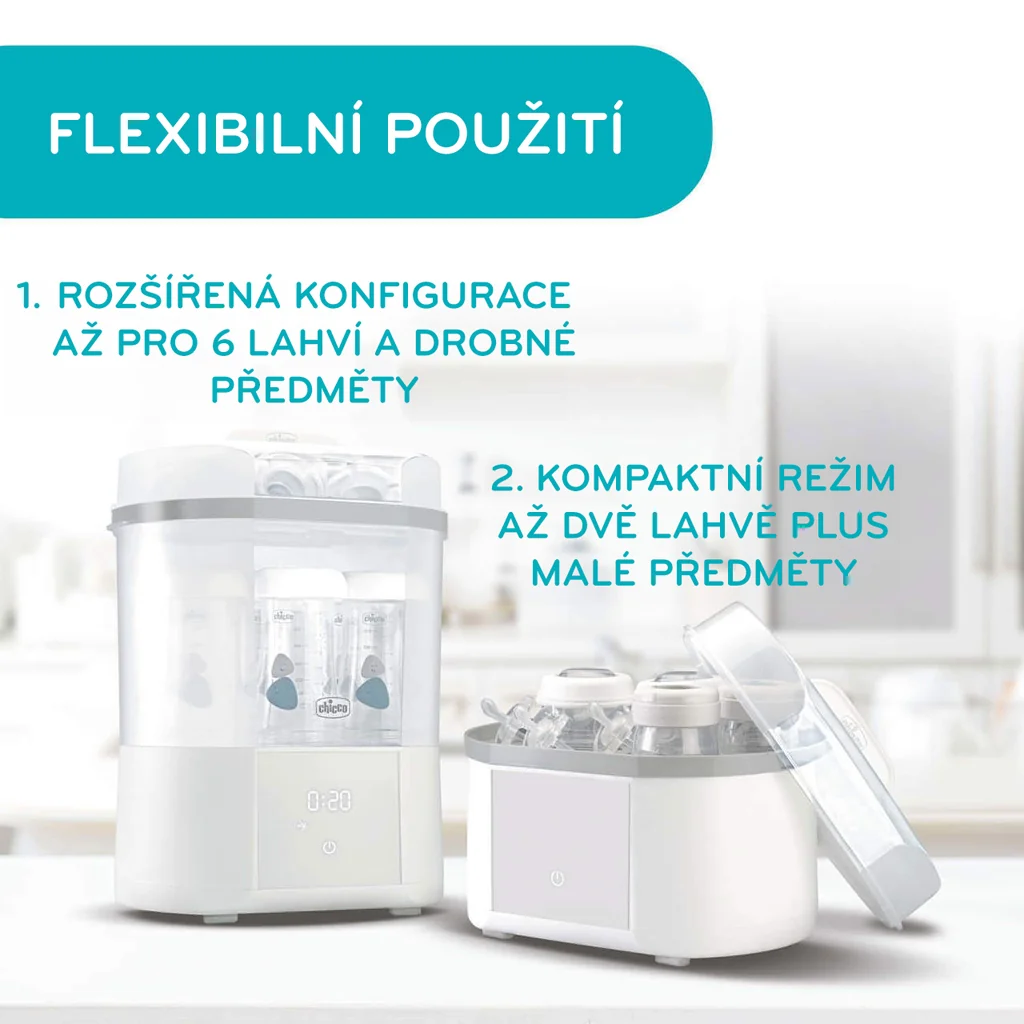 Chicco Sterilizátor elektrický parní s funkcí sušení