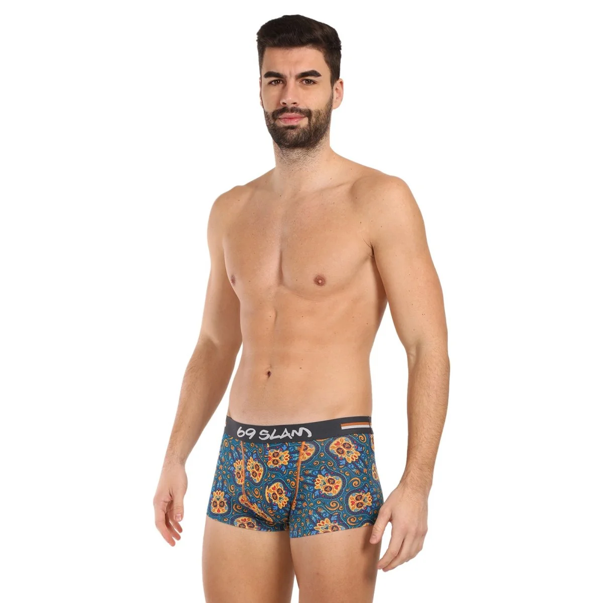 69SLAM Pánské boxerky hip bamboo hamsa hand elijah (MHBHHD-BB) L