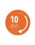 4. Nechte přípravek ve vlasech účinkovat po dobu 10 minut.