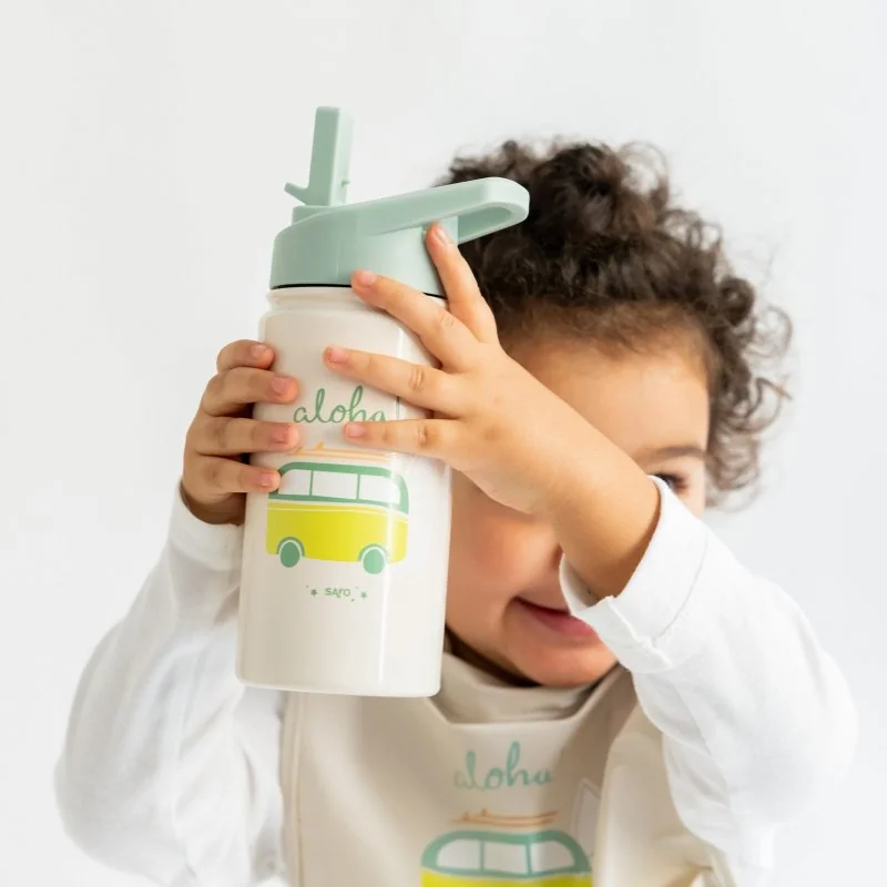 Saro Baby termoska s pítkem 350ml Aloha 