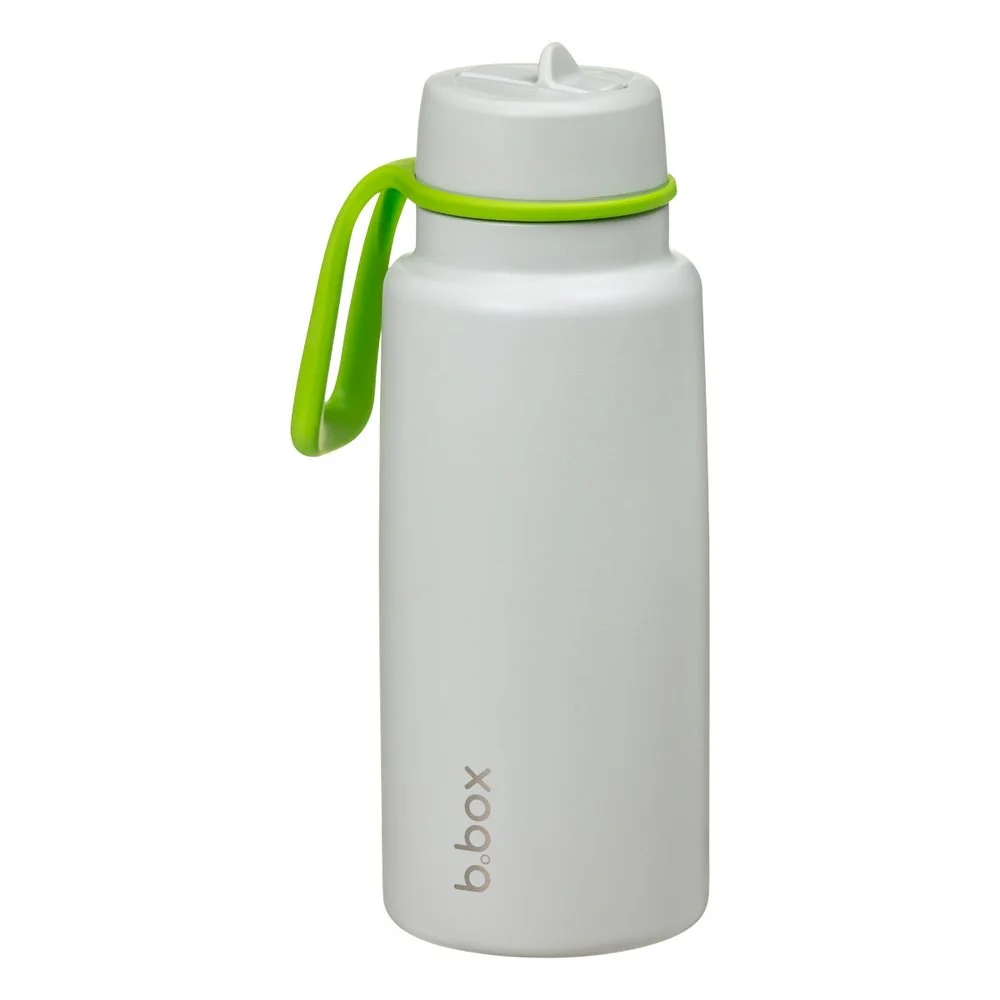B.BOX Nerezová termolahev s brčkem 1l - lime time