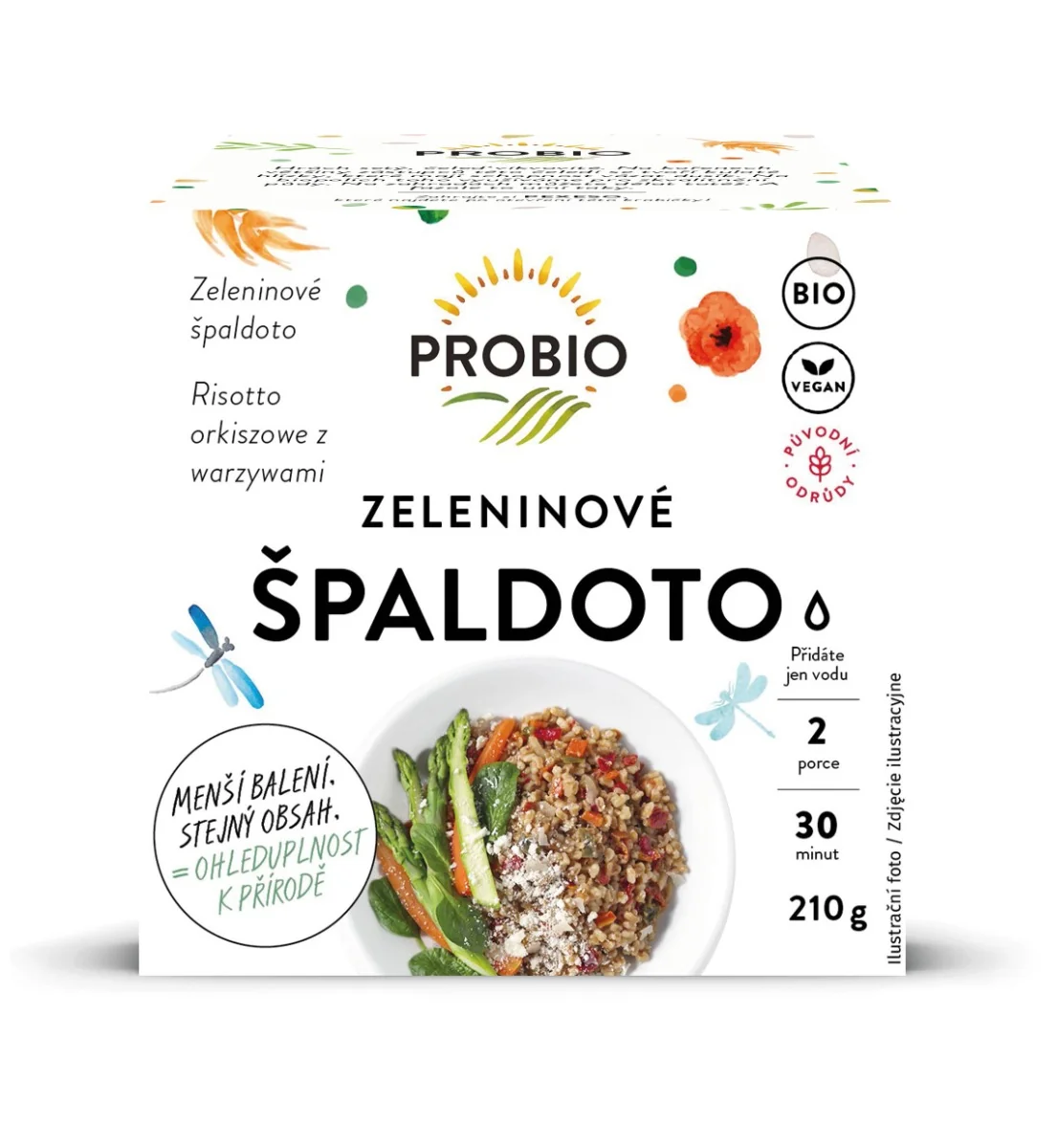 PROBIO Špaldoto zeleninové BIO 210 g