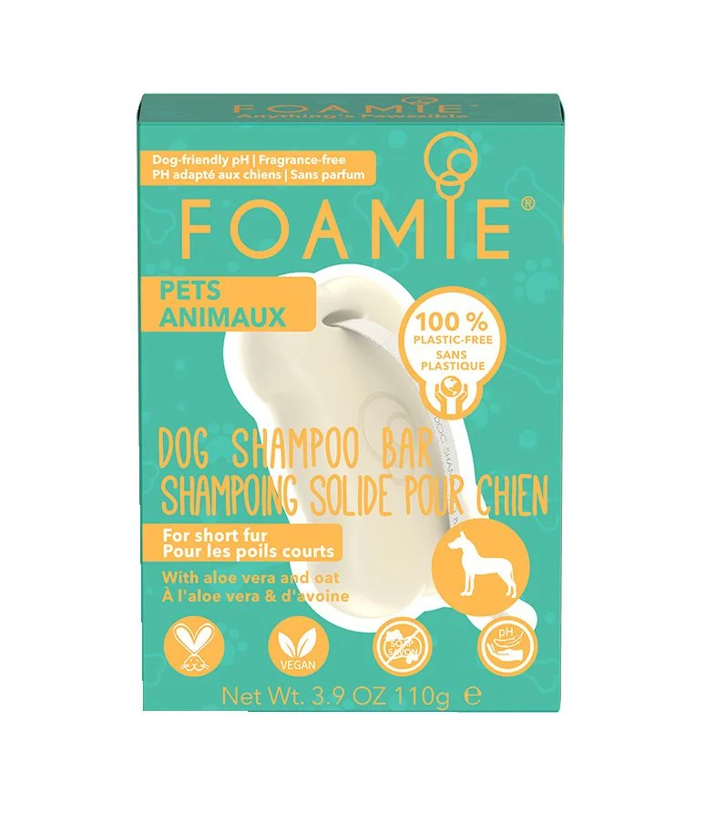 Foamie Dog Shampoo for short fur šampon na psí srst 110 g