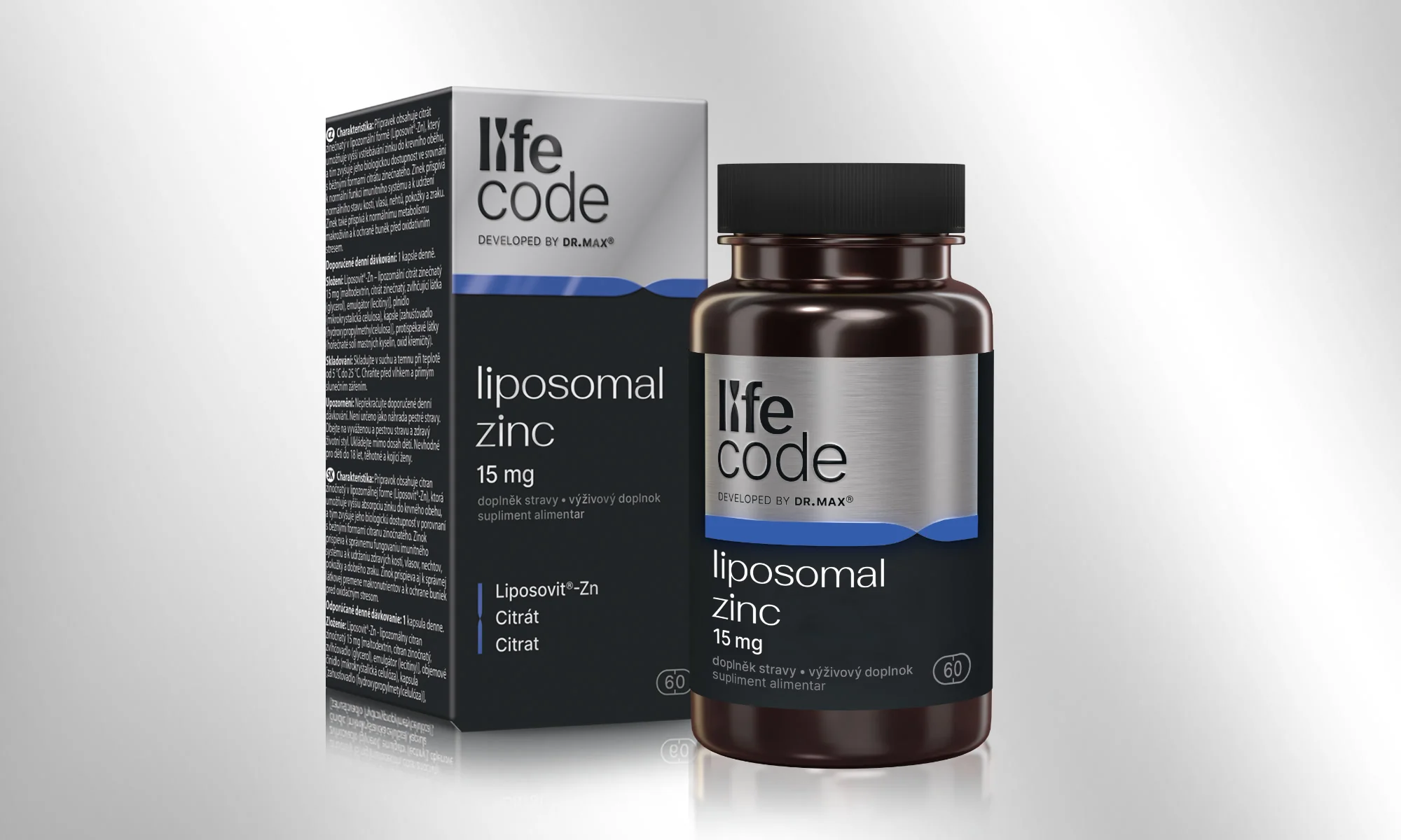 LifeCode developed by Dr. Max® Liposomal Zinek LifeCode developed by Dr. Max® Liposomal Zinek