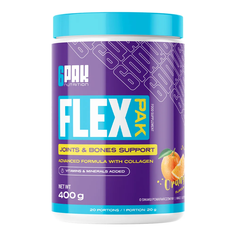 6Pak Nutrition Kloubní výživa Flex Pak 400 g pomeranč