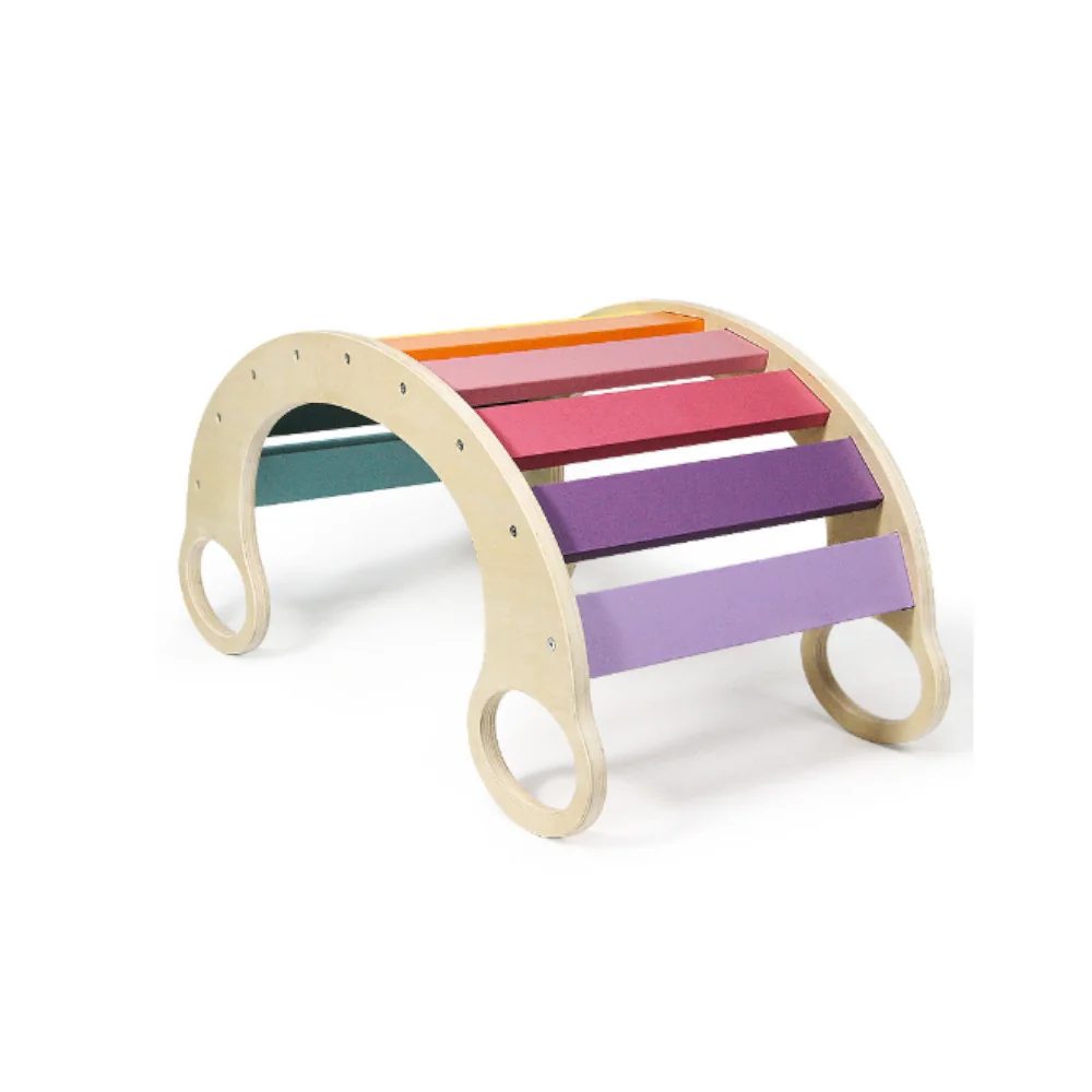 2Kids Toys Montessori duhová houpačka 1 ks