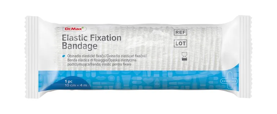 Dr. Max Elastic Fixation Bandage 10 cm x 4 m 1 ks
