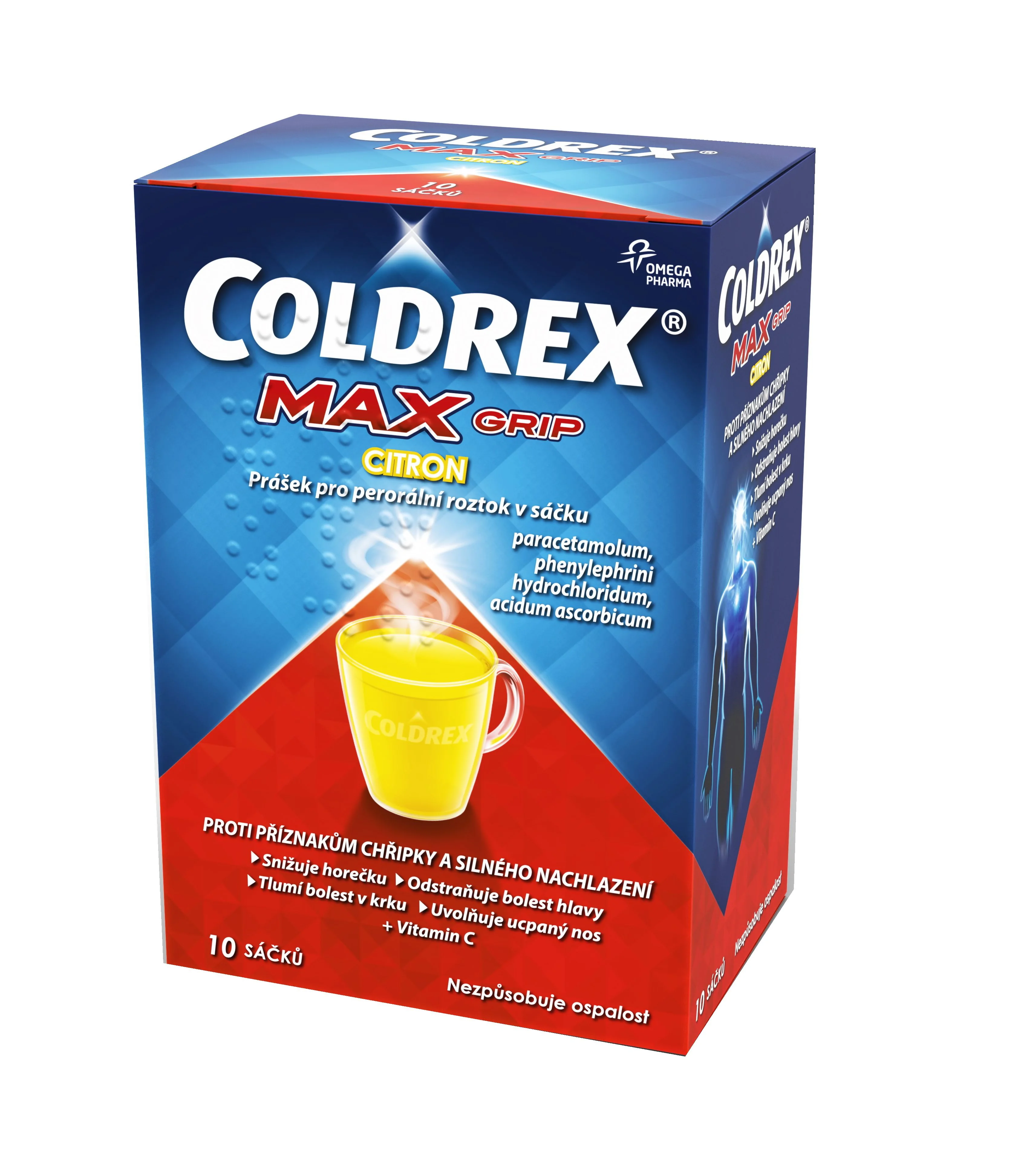 Coldrex Maxgrip Citron 10 sáčků