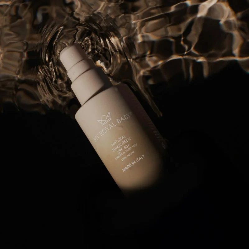 MyRoyalBaby přírodní opalovací krém SPF 50+ 50ml + kartáček s pouzdrem