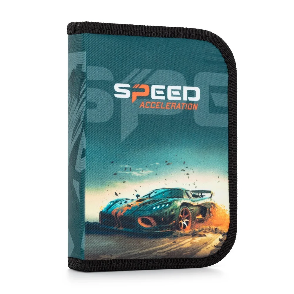 Oxybag Jednopatrový penál Auto, 2 chlopně