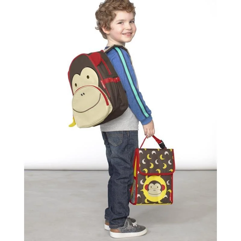 SKIP HOP Zoo Batůžek svačinový NEW Opička 3r+