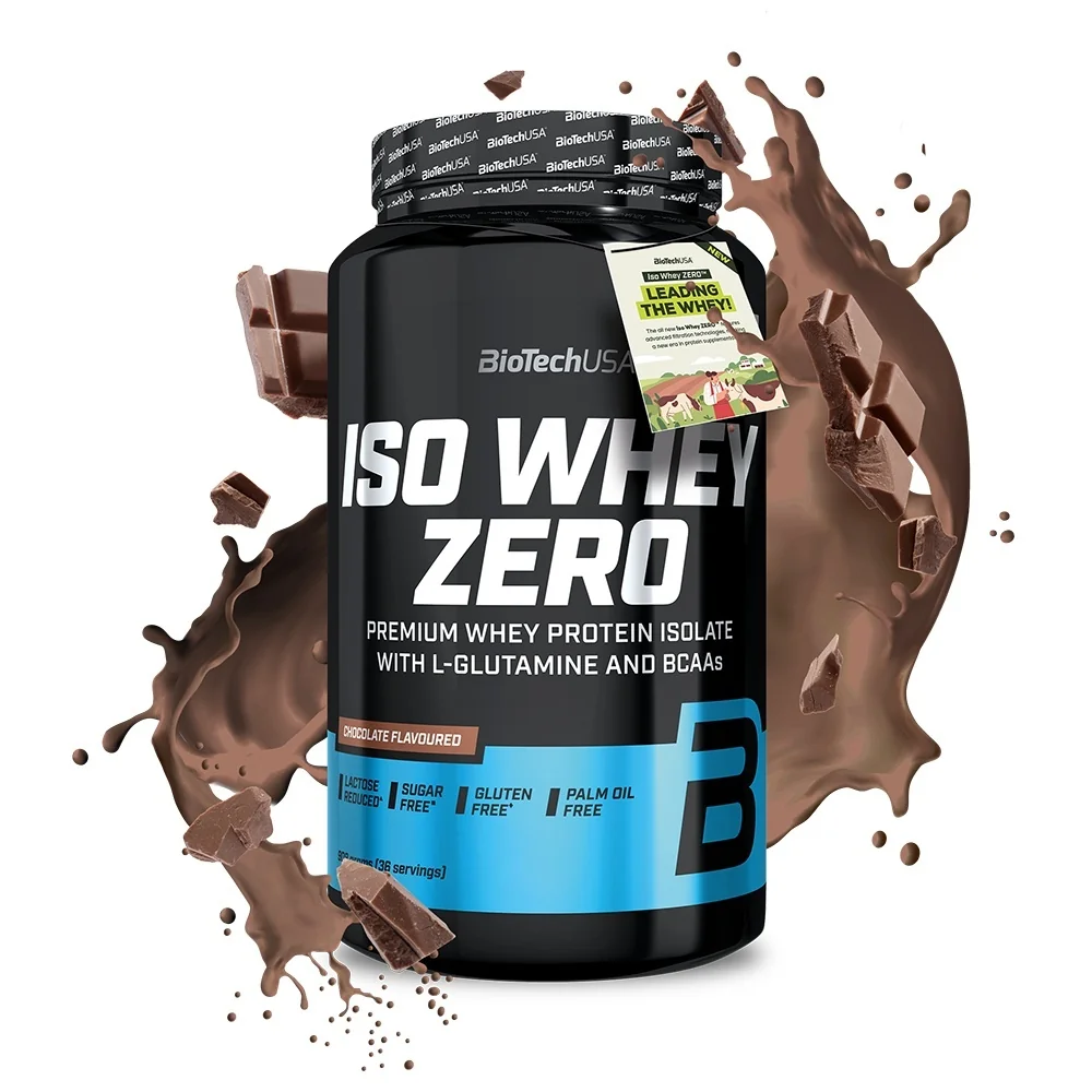 BioTech USA Iso Whey Zero čokoláda 908 g