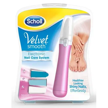 Scholl Velvetsmooth Elektrický pilník na nehty růžový