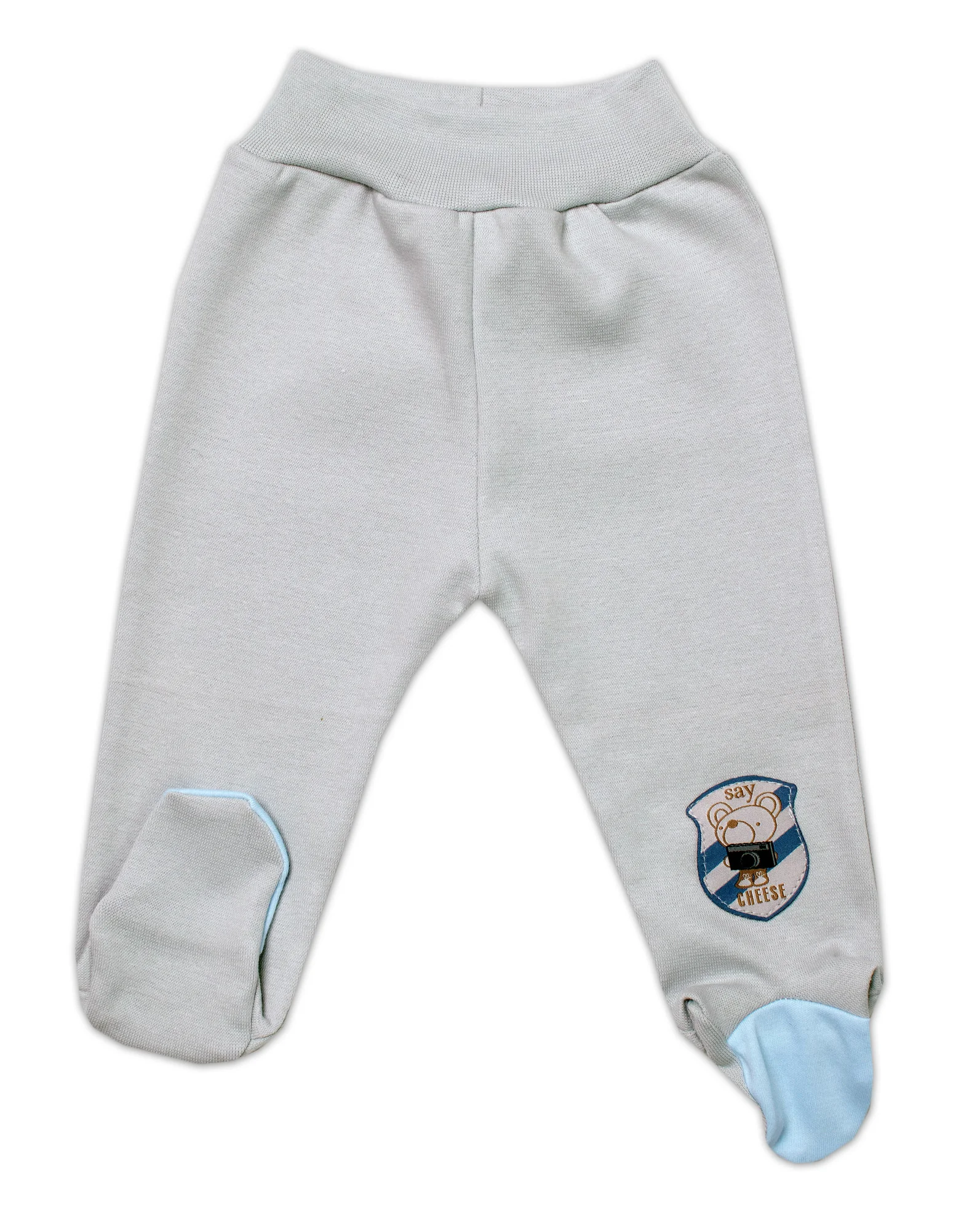 G-baby 2-dílná sada body dl. rukáv + polodupačky Fotograf, šedá, vel. 68