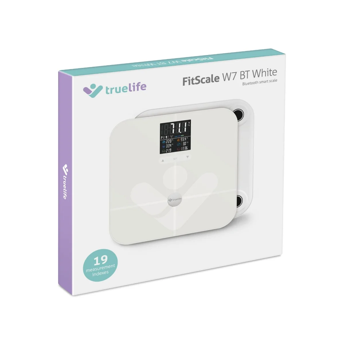 Truelife FitScale W7 BT White digitální váha