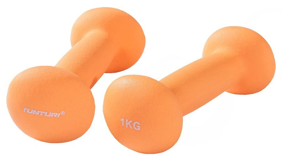 Tunturi Činky neoprén varianta 2 x 5,0 kg