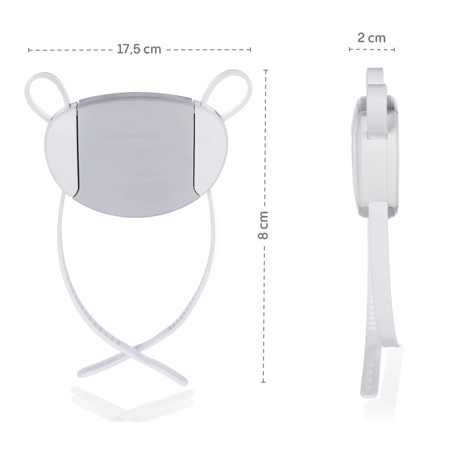 Zopa Zámek na úchyty skříněk univerzální 1ks, White