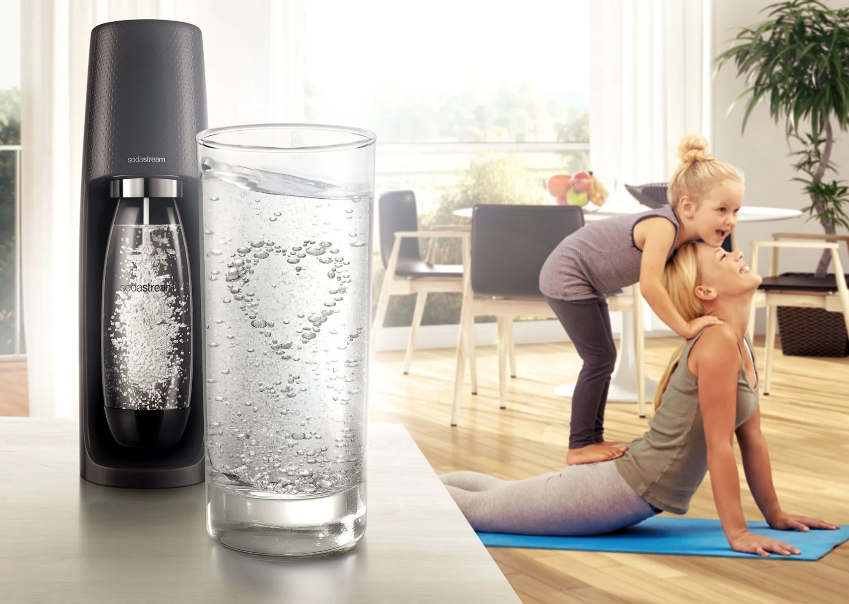 SODASTREAM Spirit Black výrobník perlivé vody