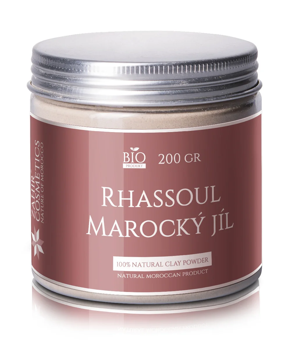 ZAHIR COSMETICS Rhassoul Marocký jíl BIO 200 g