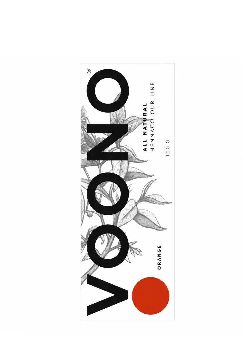 Voono Hennacolour Line Orange přírodní barva na vlasy 100 g