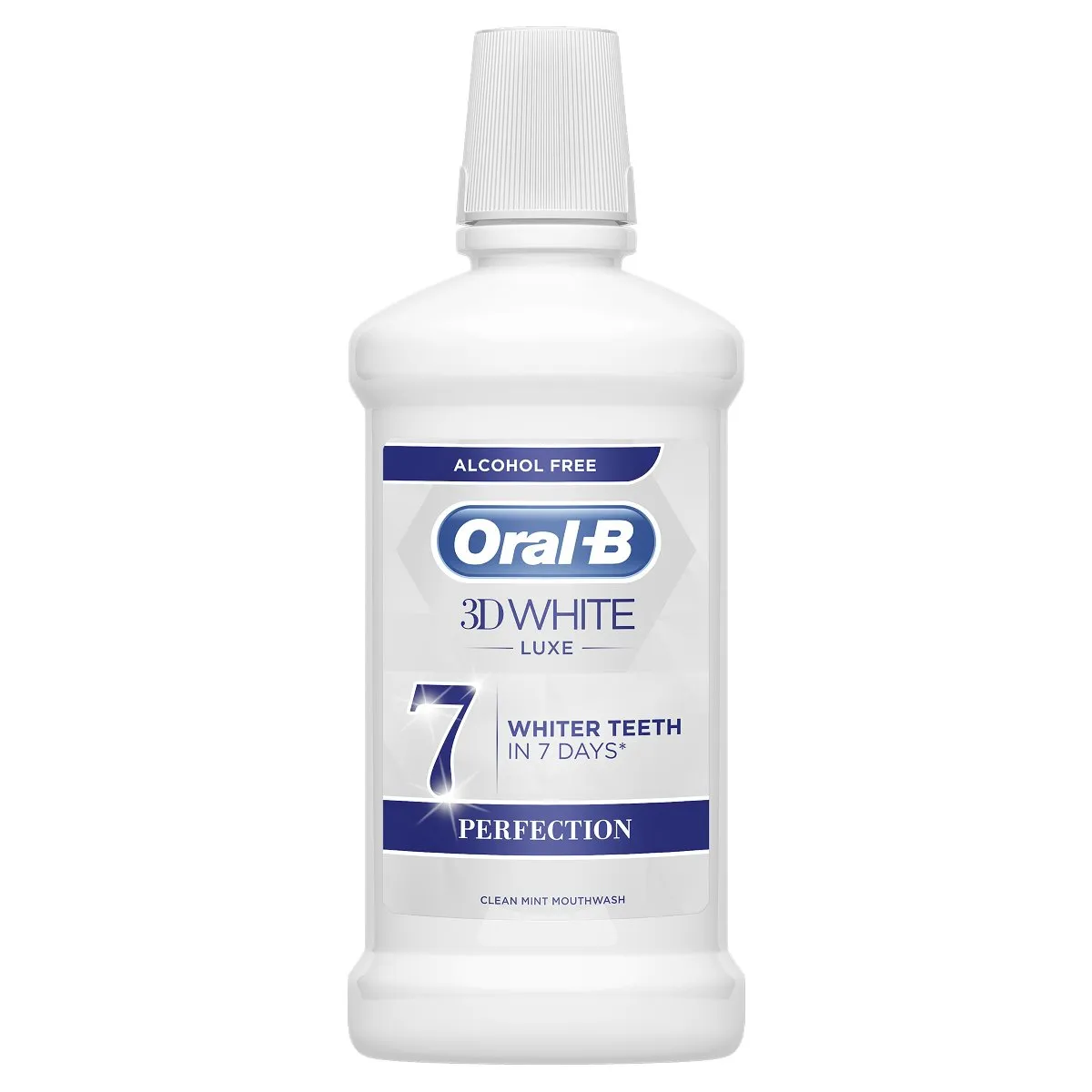 Oral-B 3D White Luxe Perfection ústní voda bez alkoholu 500 ml
