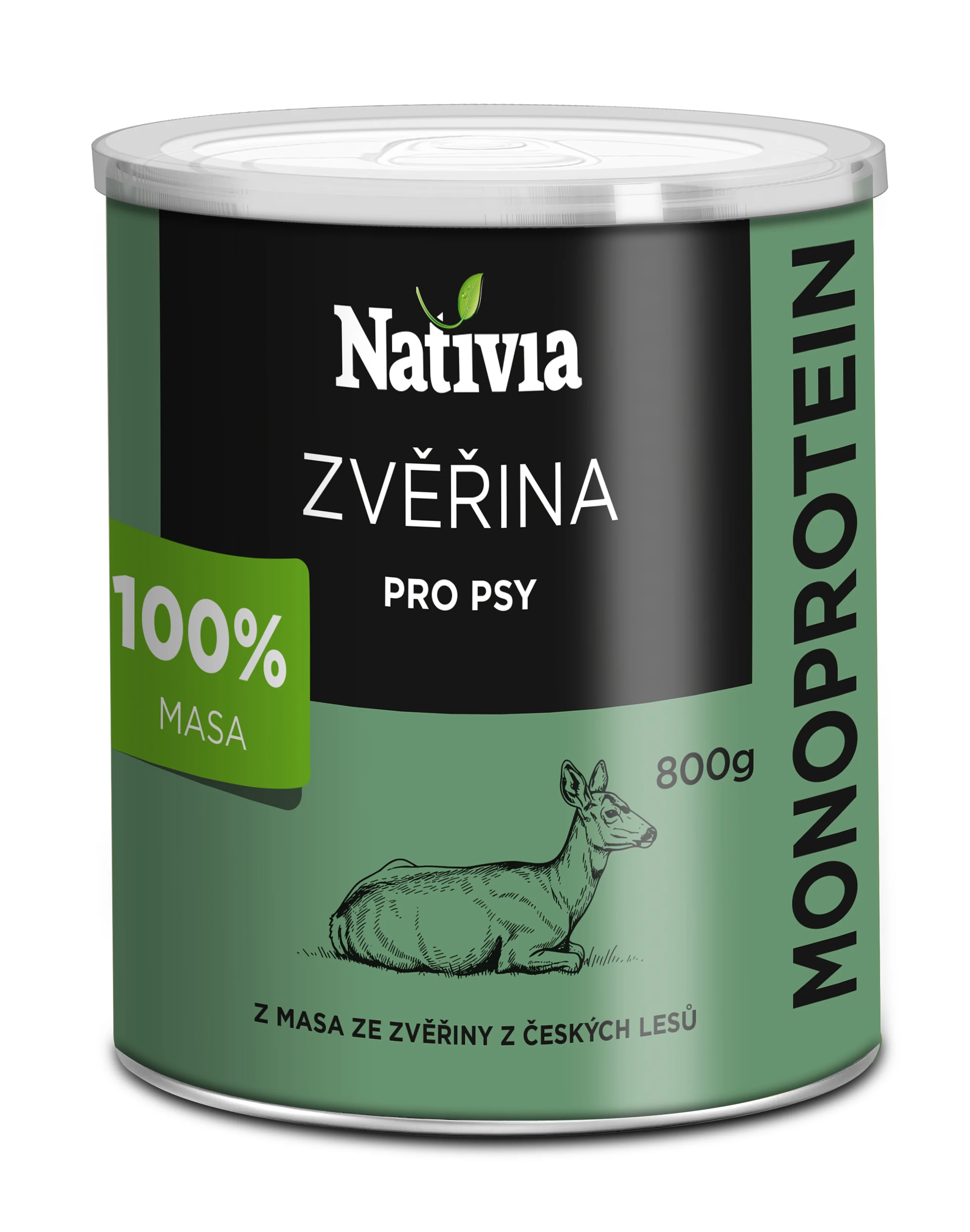 Nativia konzerva zvěřinová 800 g