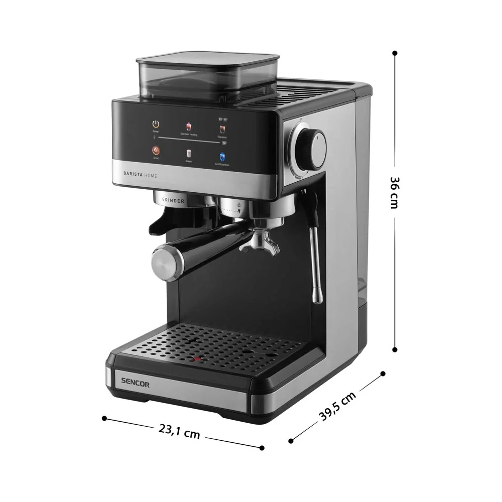 SENCOR SES 5000SS pákový espresso kávovar