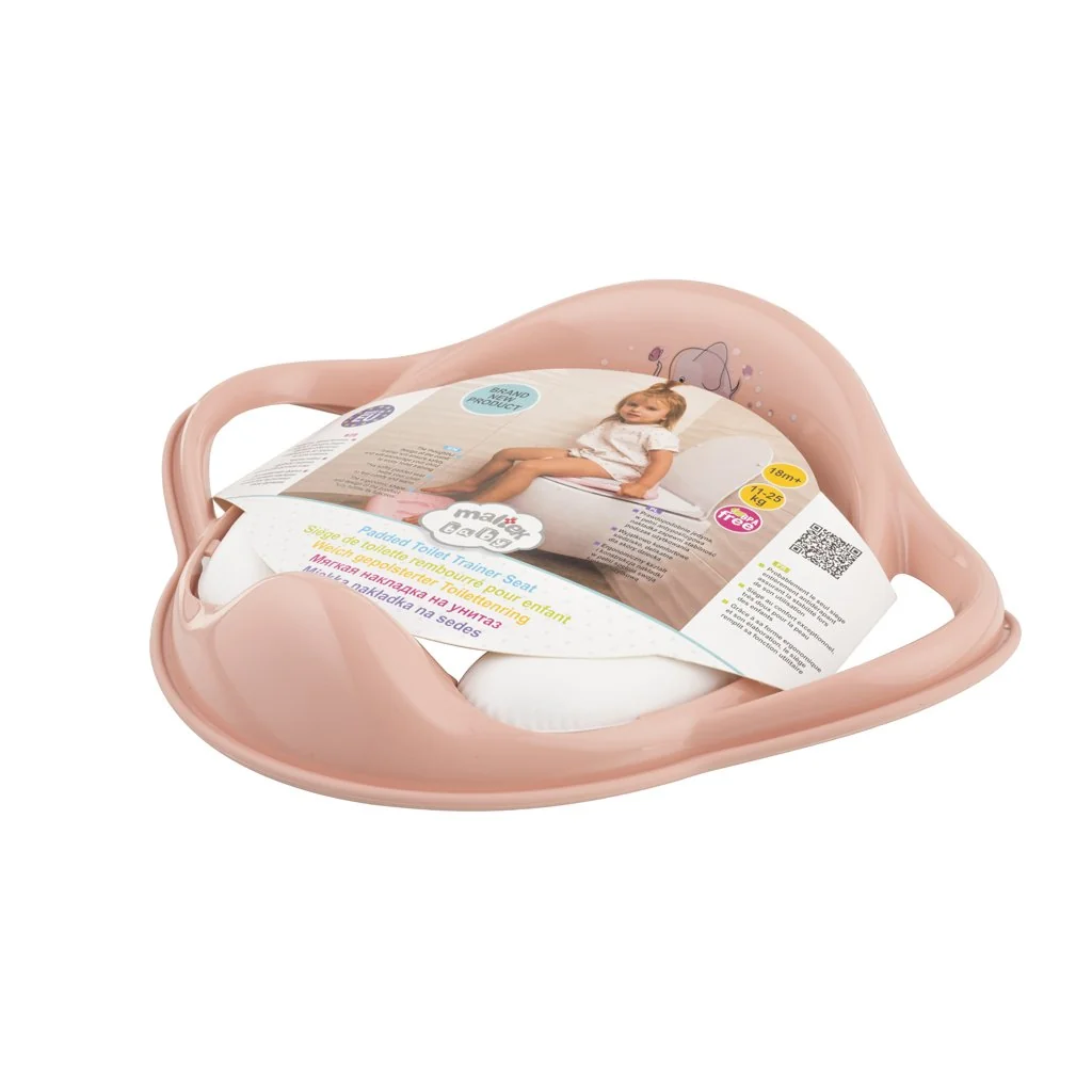Maltex Redukce na WC s úchyty měkká Sloník Minimal - peach rose