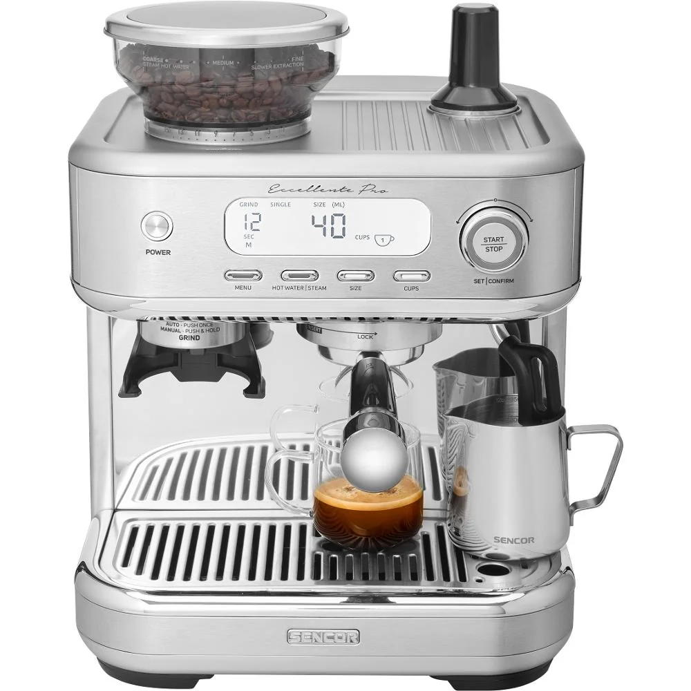 SENCOR SES 6050SS Espresso pákový kávovar stříbrný