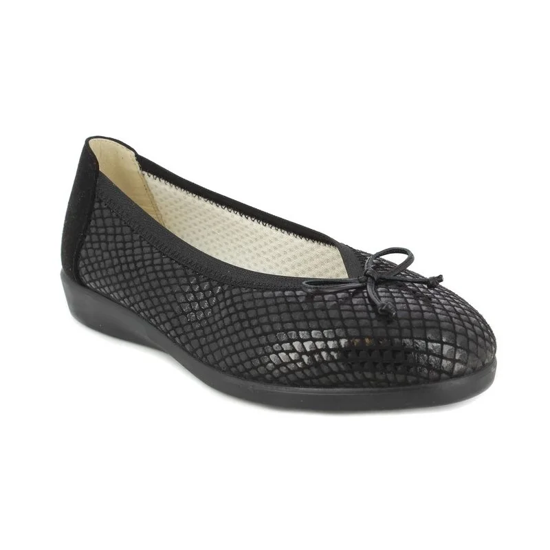 Doctor Cutillas Černé široké dámské baleriny model 10626, velikost: 39