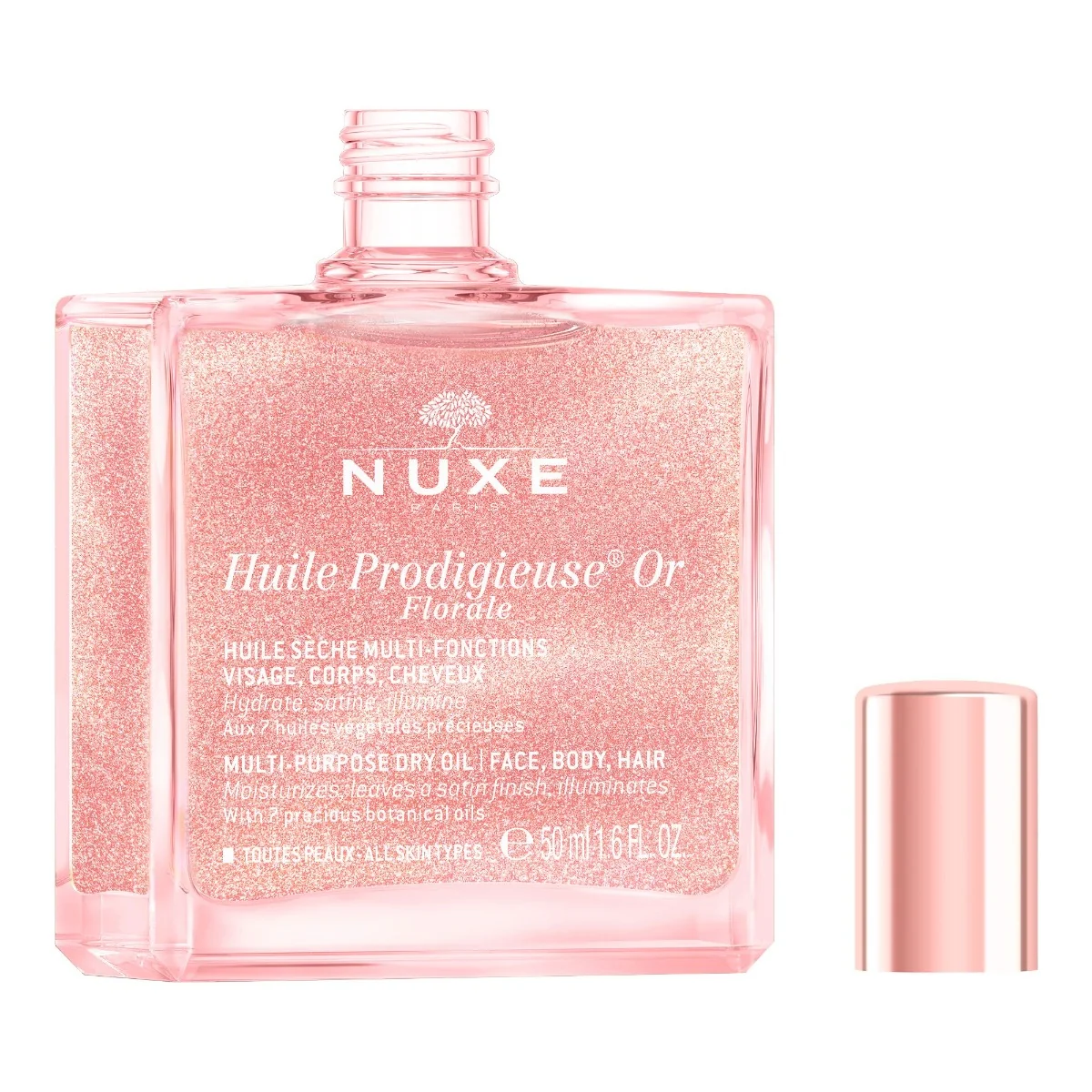 Nuxe Huile Prodigieuse Or Florale Multifunkční třpytivý suchý olej s vůní květin 50 ml