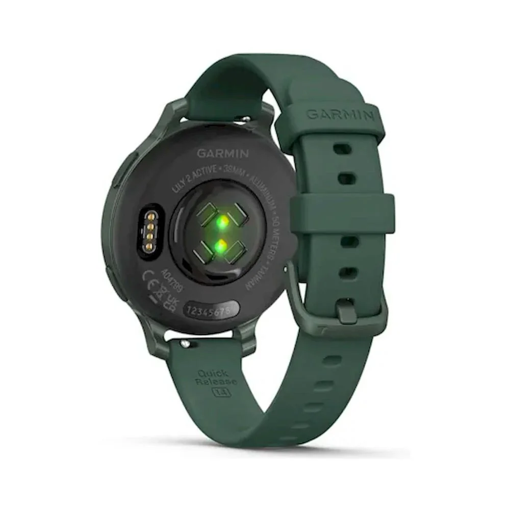 Garmin Lily 2 Active Silicone Band chytré hodinky Jasper Green