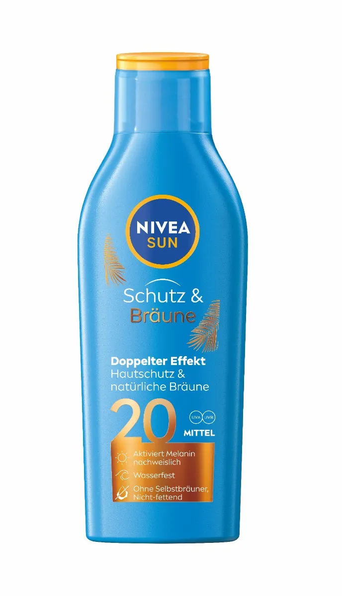 Nivea SUN Protect&Bronze OF20 mléko na opalování 200 ml