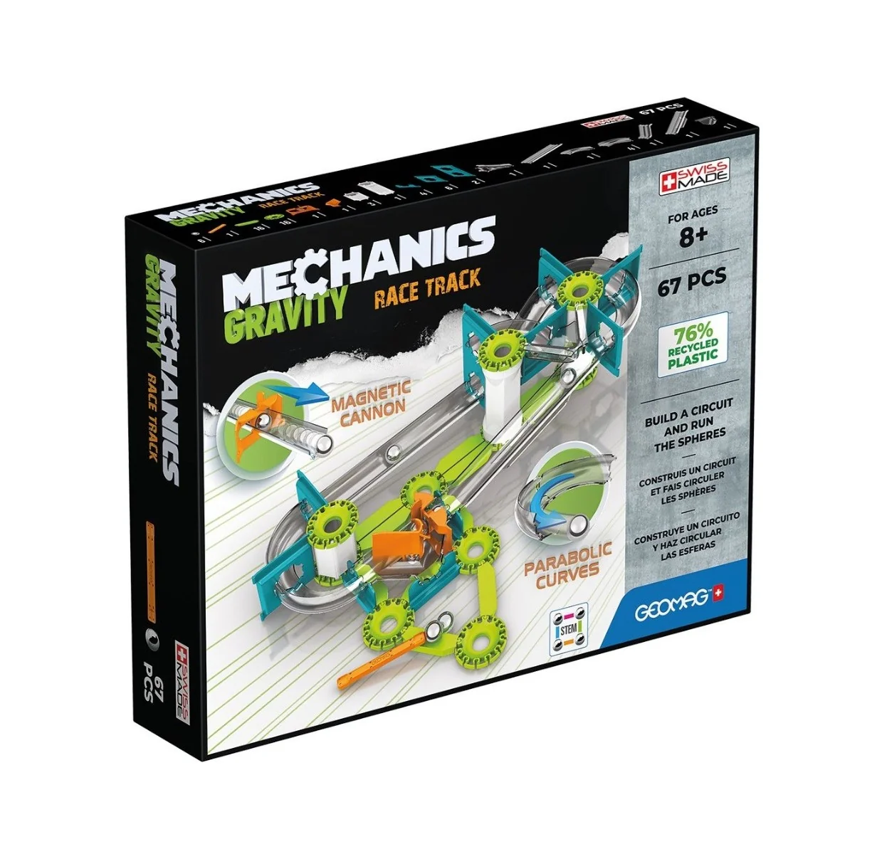 Geomag Mechanics Gravity magnetická stavebnice 67 dílků