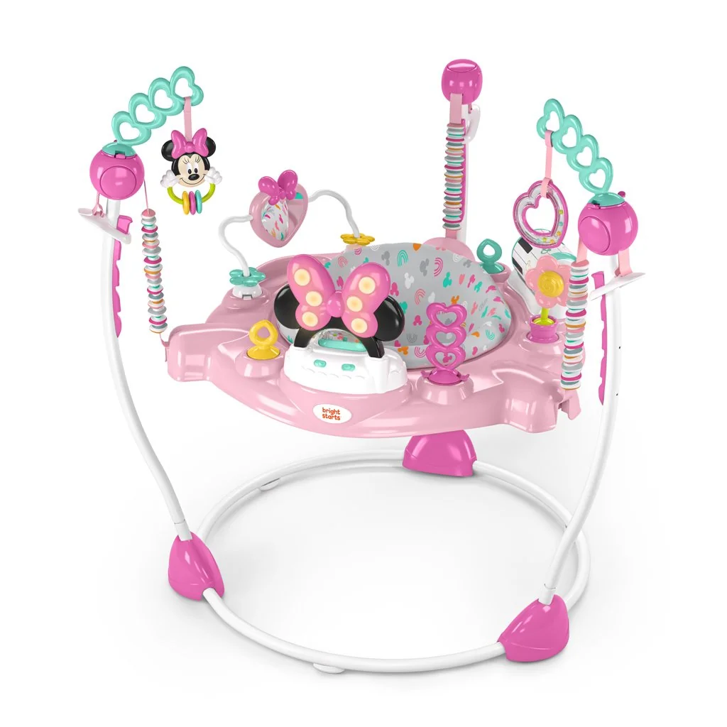 Disney baby Skákadlo/aktivní centrum 2v1 Minnie Mouse Forever Besties 6m+ do 11 kg