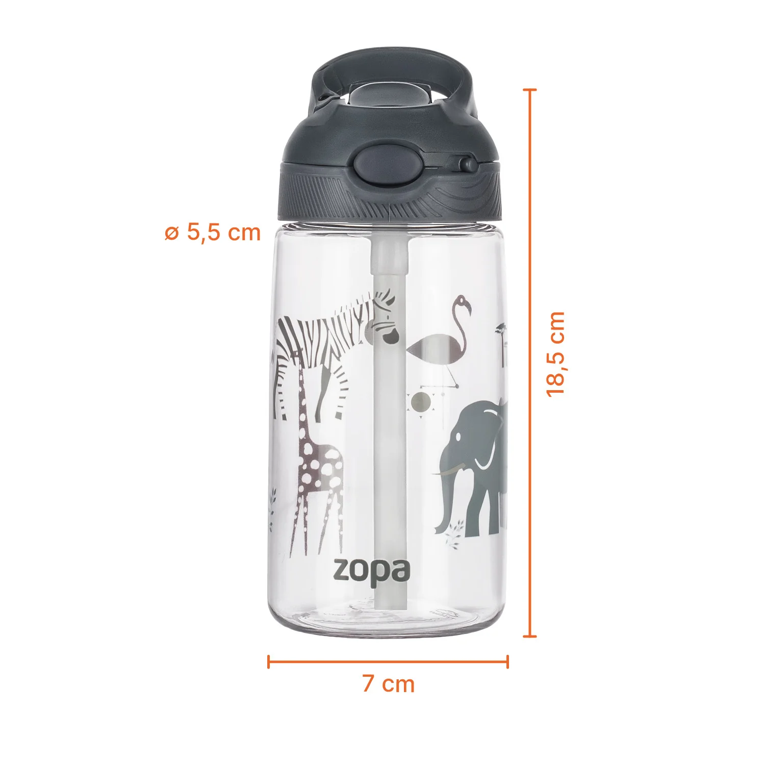 Zopa Láhev tritan sport 480 ml, Safari 2