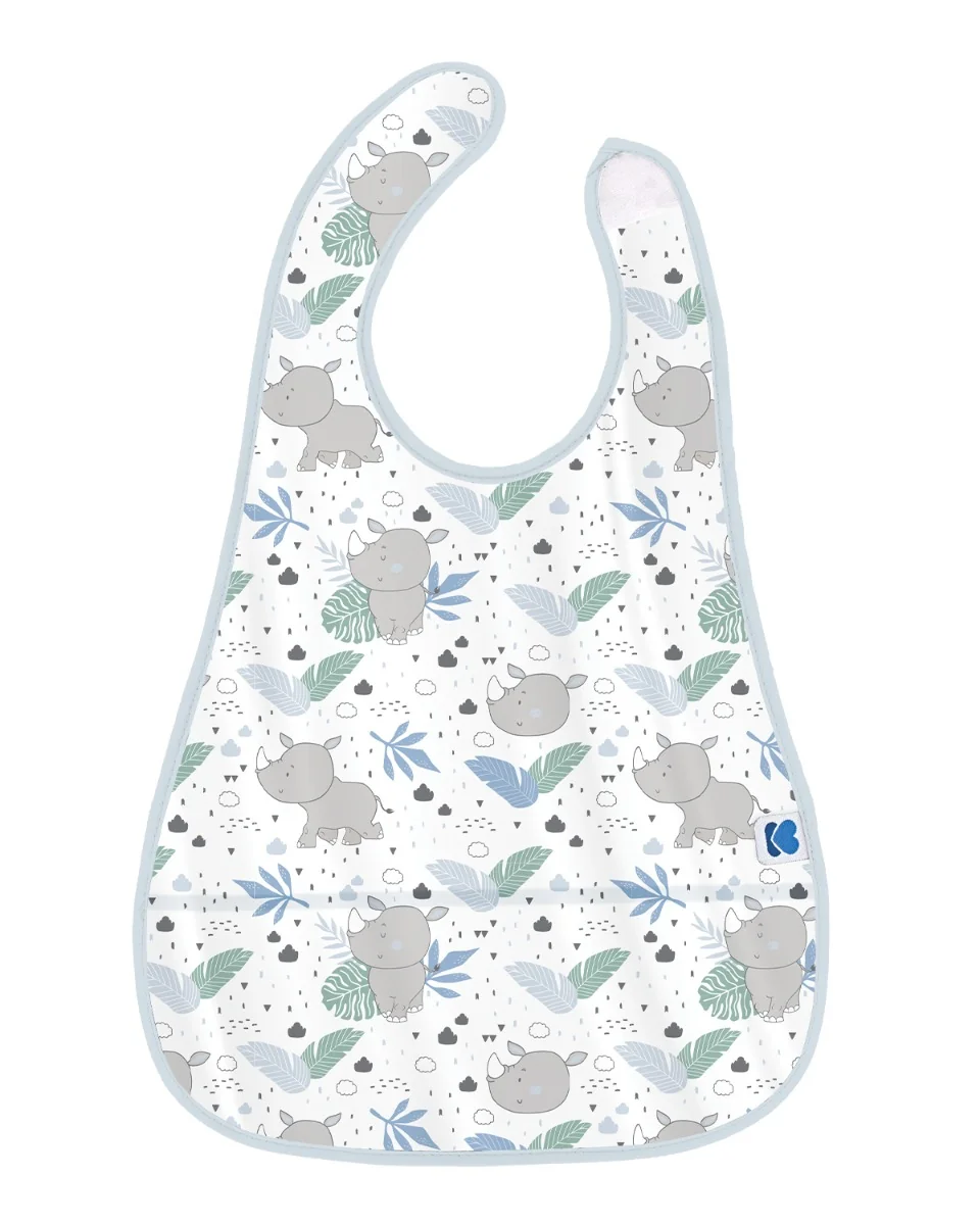 KikkaBoo Bryndák plastový s kapsou Savanna Blue