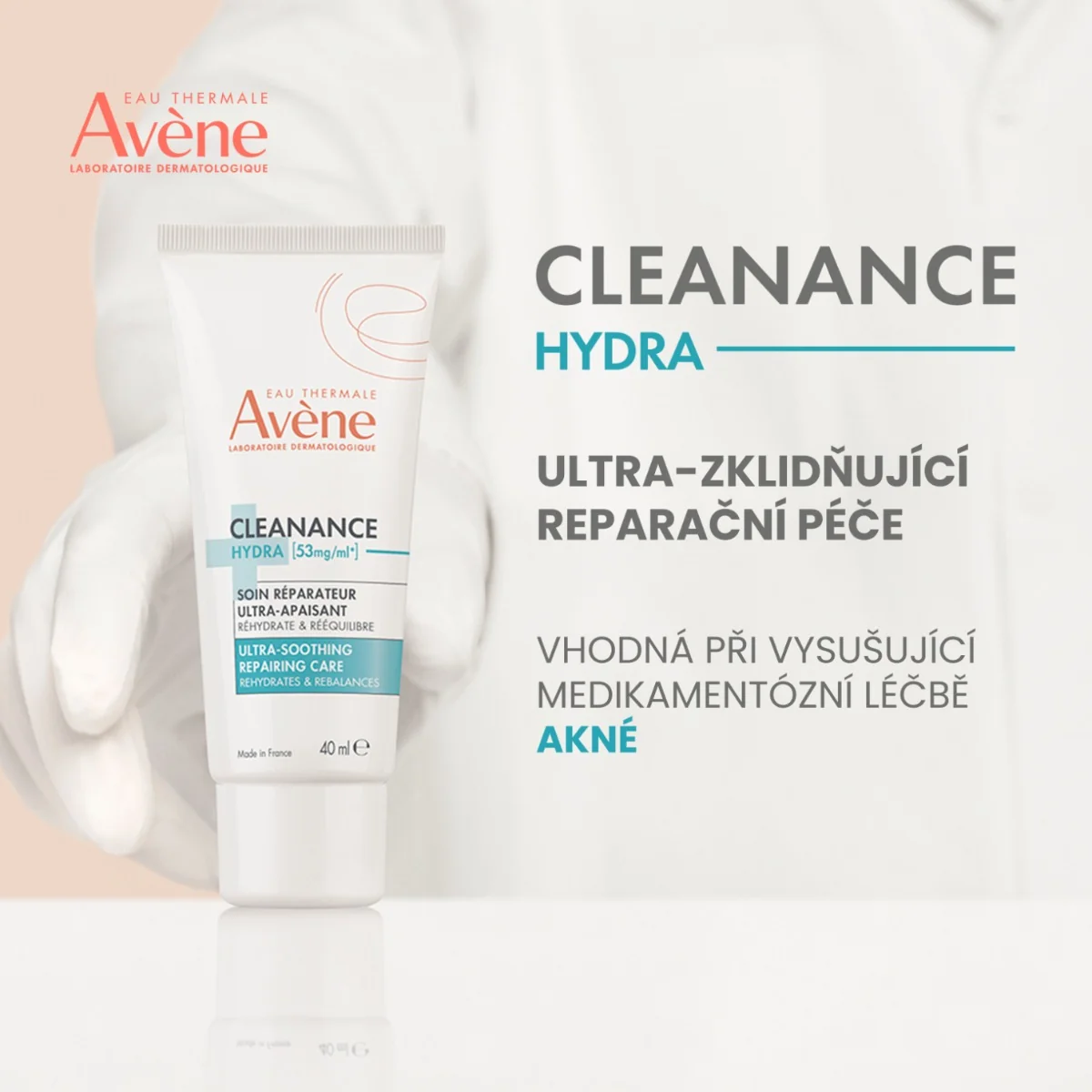 Avène Cleanance HYDRA Zklidňující krém 40 ml