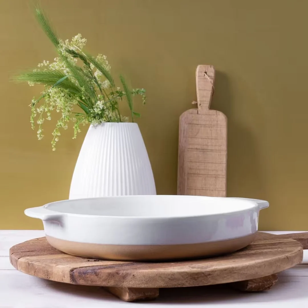 Lurch Terra Nova® zapékací mísa kulatá Ø26cm white/creme (1300ml) (00230535)