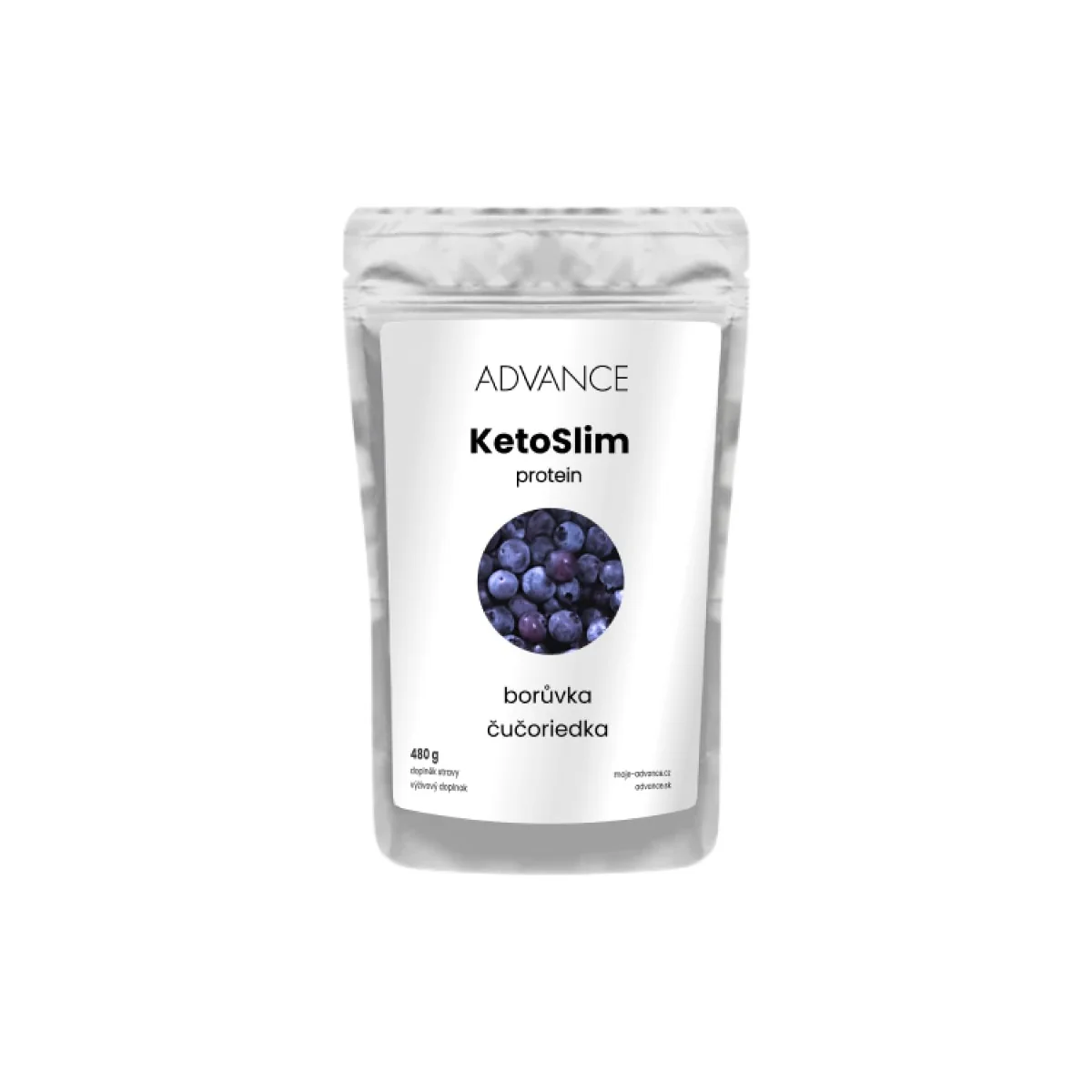 ADVANCE KetoSlim protein borůvka 480 g
