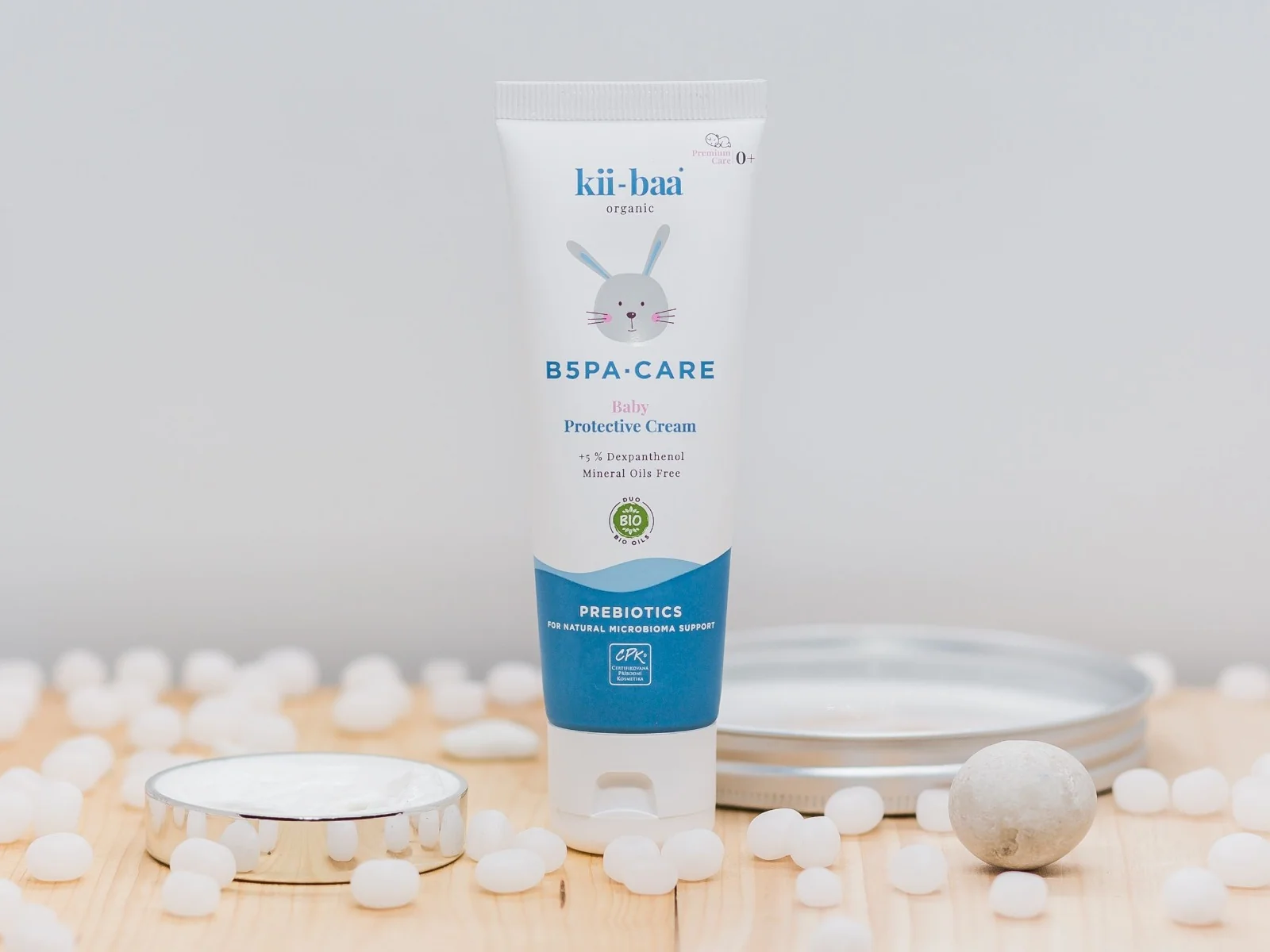 kii-baa organic Baby B5PA-CARE panthenolová mast s prebiotiky 50 ml