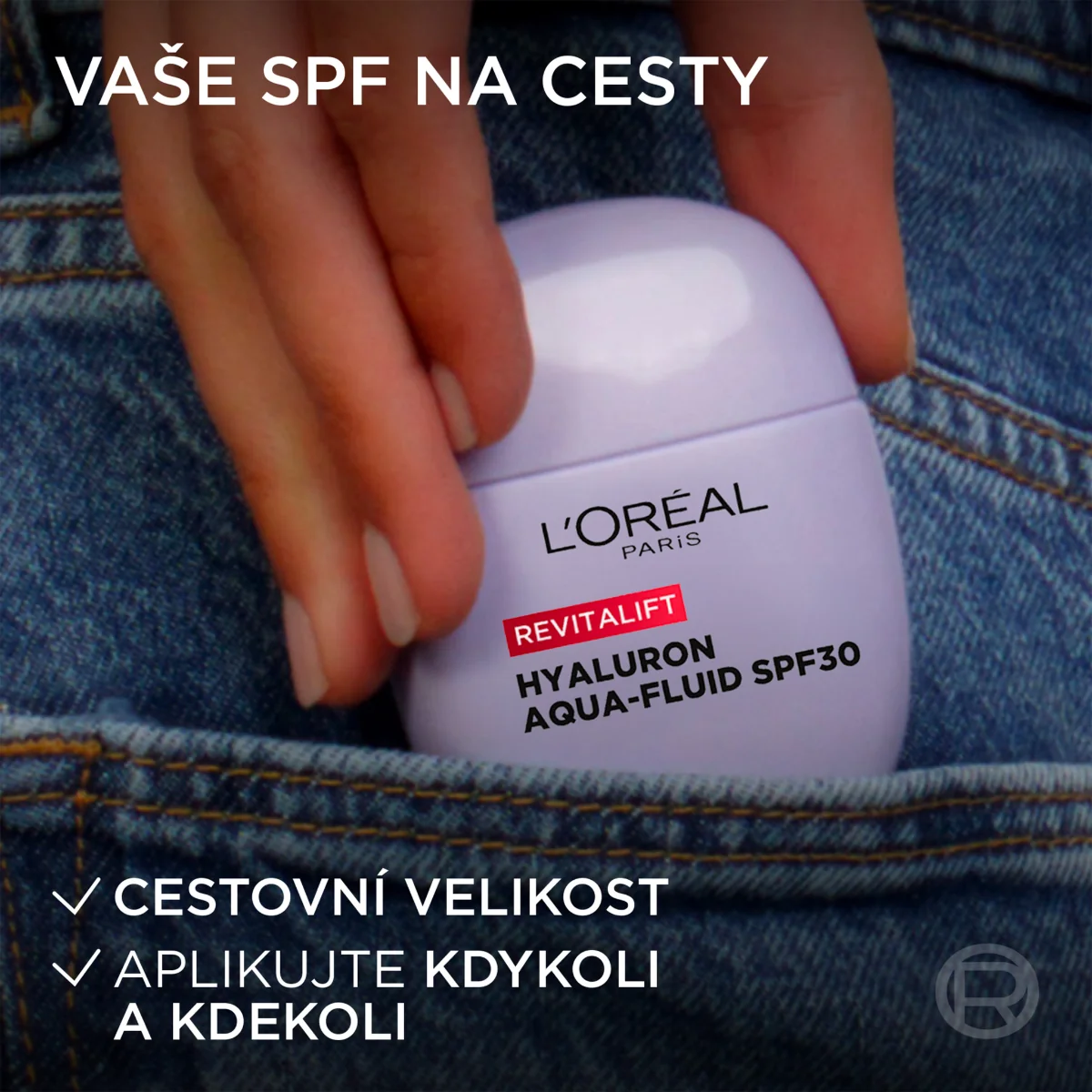 Loréal Paris Revitalift Filler SunPod Aqua Fluid s kyselinou hyaluronovou & SPF30 40 ml