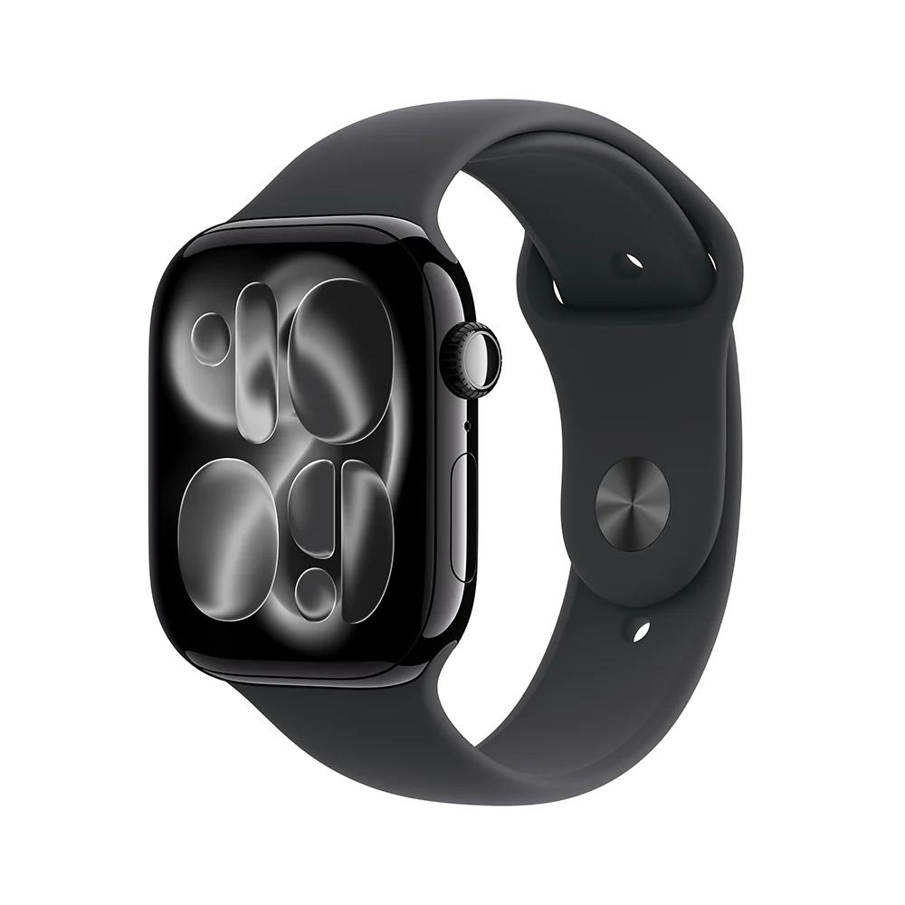 Apple Watch Series 11 42mm J. Black, Black SB, M/L chytré hodinky
