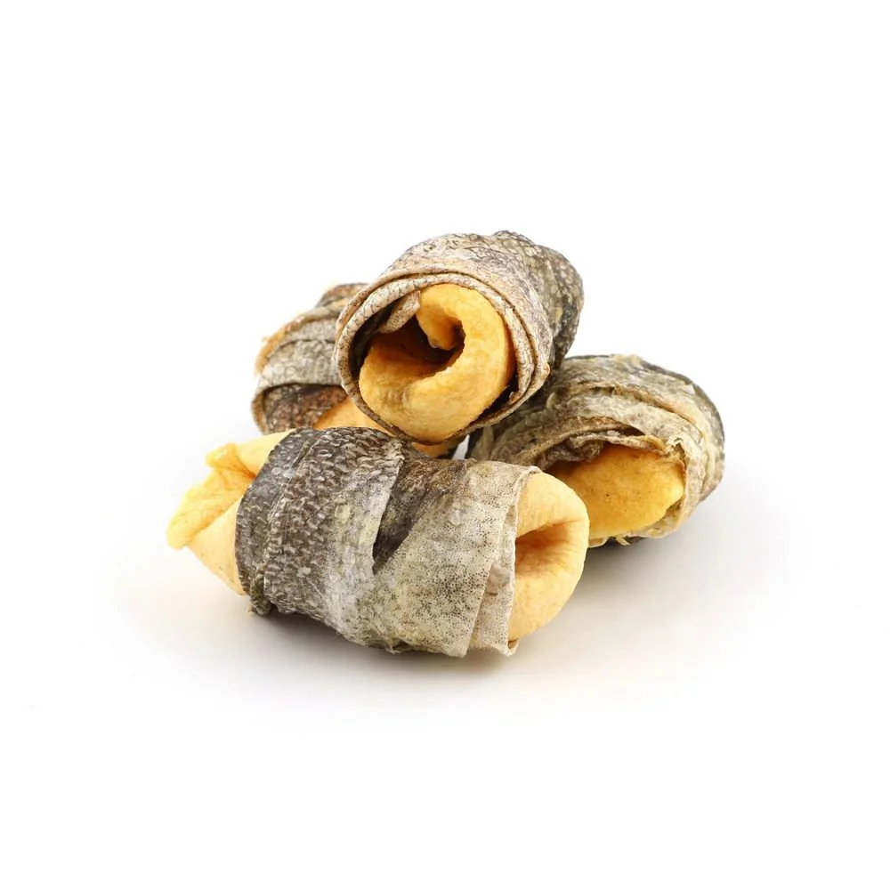 Fish4Dogs Pamlsky pro psy LOVE rybí závitky s jablkem 90 g