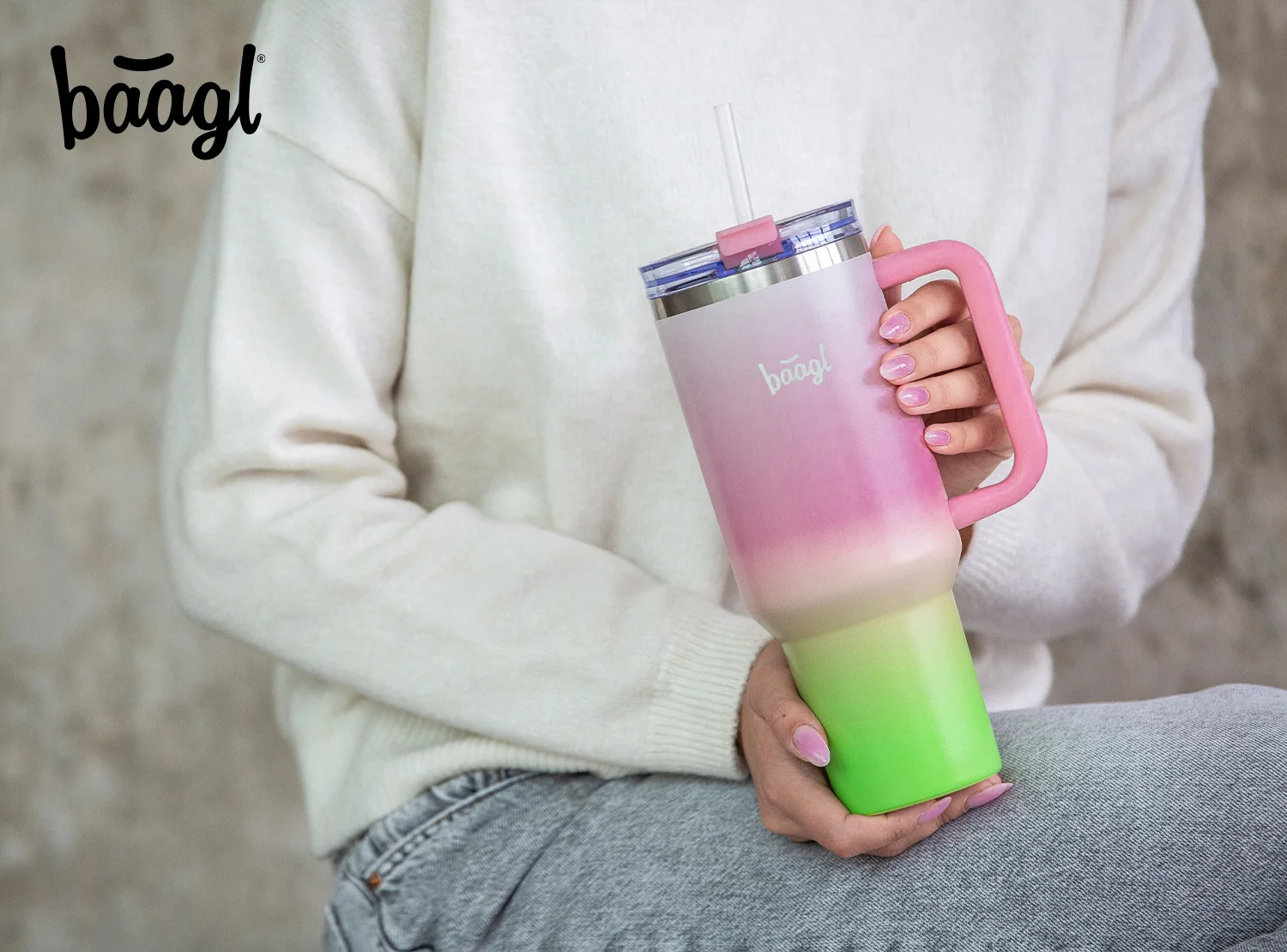 Baagl B-Cup Strawberry Matcha